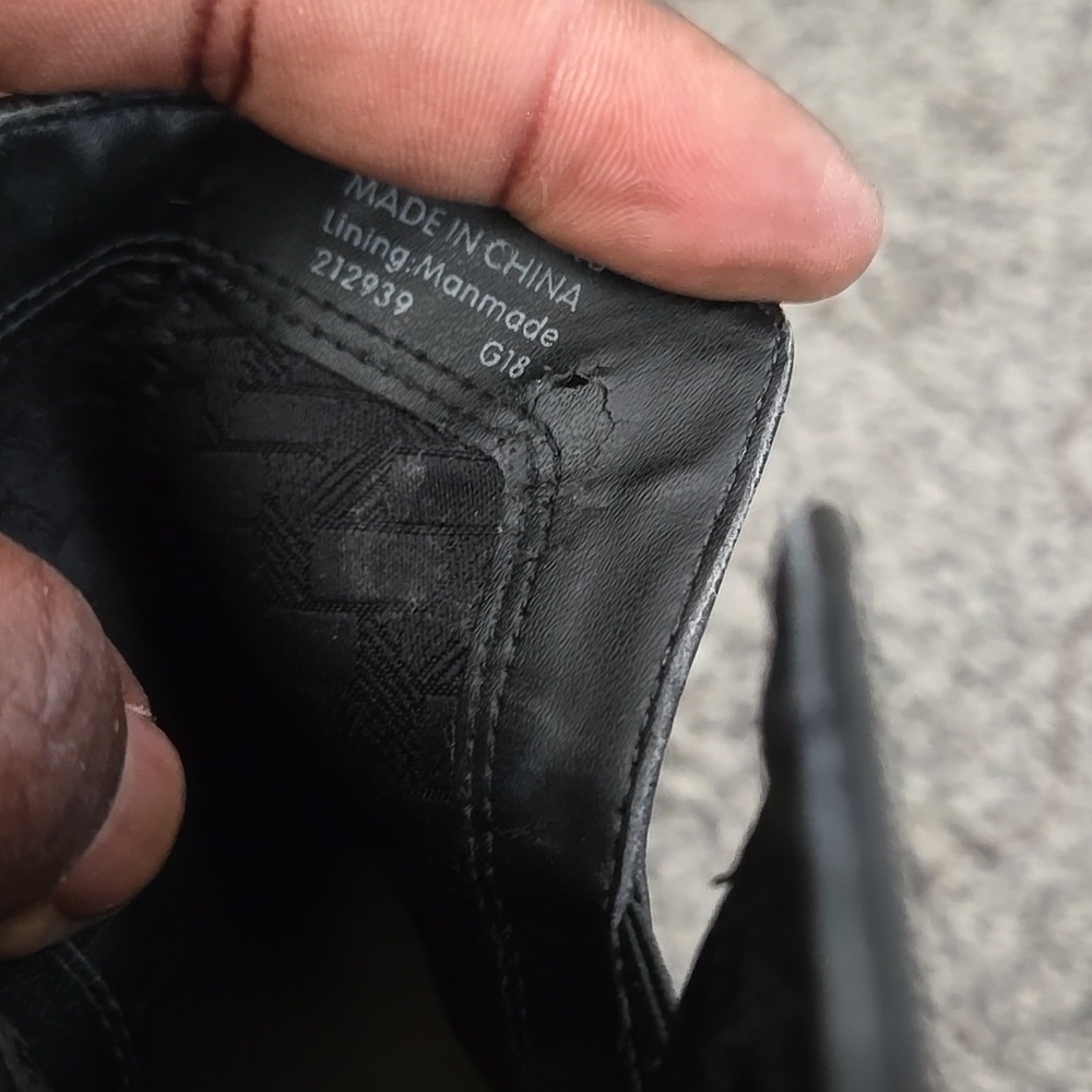 Cole Haan Black Ankle Booties with Stack Heel Size 7.5B - Picture 8 of 11